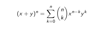 Mathematische Formel ohne Serifen