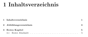 Nummerierte Verzeichniseinträge