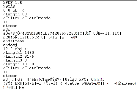 PDF Quellcode