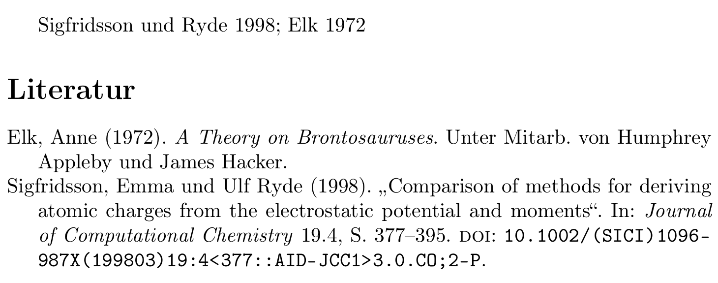 Elk, Anne (1972). A Theory on Brontosauruses. Unter Mitarb. von Humphrey Appleby und James Hacker.